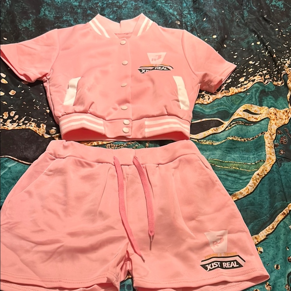 Pink Just Real Two-Piece Set